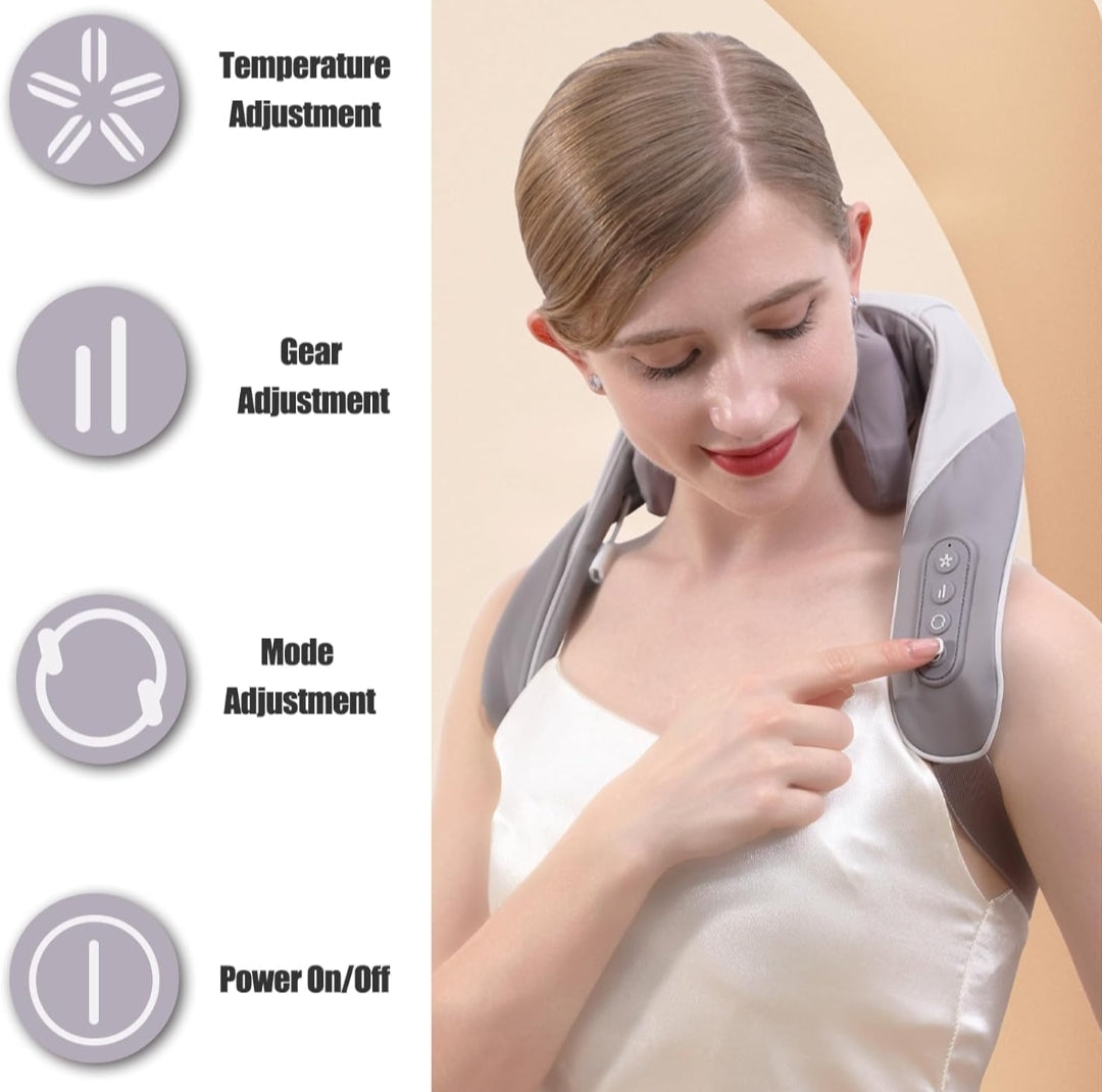 Masajeador Shiatsu para cuello y espalda